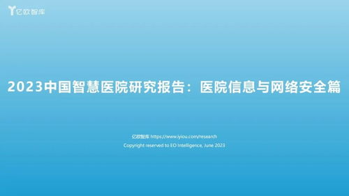 2023中國智慧醫(yī)院網(wǎng)絡(luò)與信息安全軟件開發(fā)研究報告